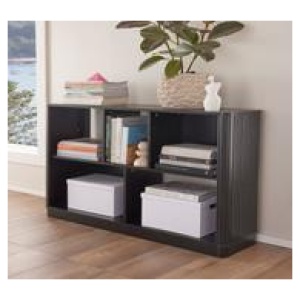 Piera Lowline Bookcase Black