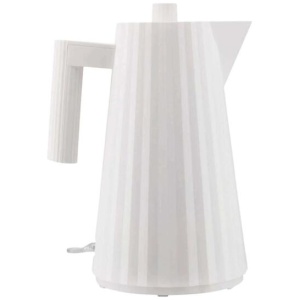 Plisse Electric Kettle 1.7L Size 21X16X29cm in White by Alessi