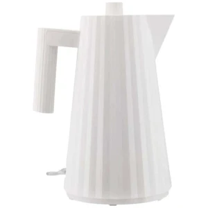 Plisse Electric Kettle 1.7L Size 21X16X29cm in White by Alessi