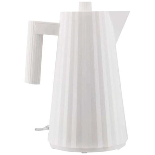 Plisse Electric Kettle 1.7L Size 21X16X29cm in White by Alessi