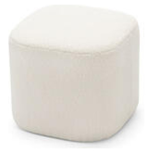 Podd Boucle Square Ottoman Neutral
