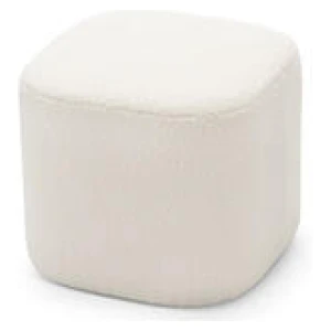 Podd Boucle Square Ottoman Neutral