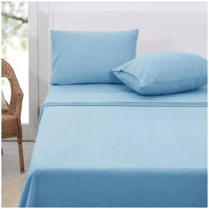 Polar Fleece Sheet Set Queen 36cm Wall Sky
