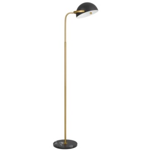 Pollard Floor Lamp Antique Gold Black | Telbix Lighting