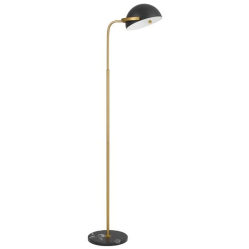 Pollard Floor Lamp Antique Gold Black | Telbix Lighting