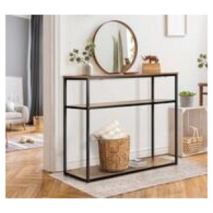Polly 3 Tier Hall Table Black