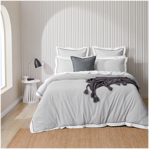 Portofino Contemporary Stripe Cotton King Quilt Cover