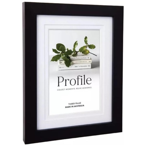 Profile - Elegant Deluxe 6x8/8x12" Photo Frame - Black