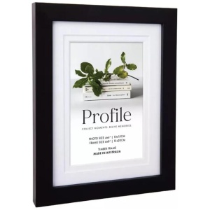 Profile - Elegant Deluxe 8x10/5x7" Photo Frame - Black