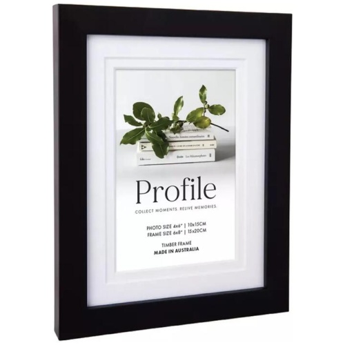 Profile - Elegant Deluxe 8x10/5x7" Photo Frame - Black