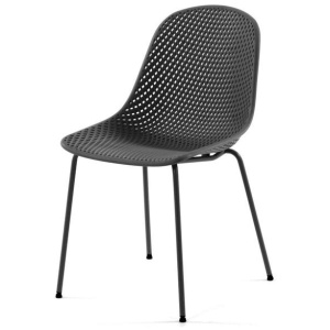 Quinby Outdoor Dining Chair - Black by Interior Secrets - AfterPay Available