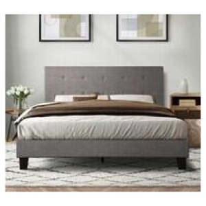 Quiton Queen Bed Grey
