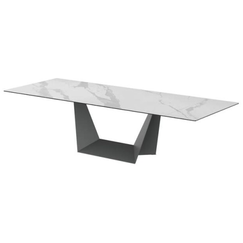 Raimon Furniture Arianna Extension Rectangular Kitchen Dining Table Ceramic 210-290cm - Marmo