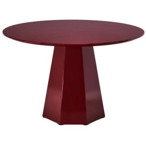 Raimon Furniture Delisa Modern Round Wooden Kitchen Dining Table 120cm Wine
