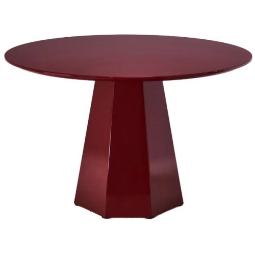 Raimon Furniture Delisa Modern Round Wooden Kitchen Dining Table 120cm Wine