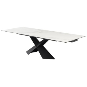 Raimon Furniture Martina Modern Extension Rectangular Kitchen Dining Table Ceramic 180-210cm - Vermont