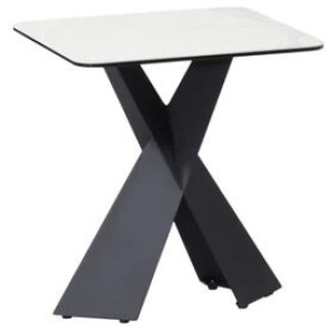 Raimon Furniture Martina Modern Square End Lamp Side Table Ceramic - Vermont