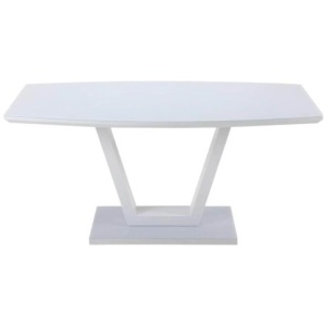 Raimon Furniture Moskov Rectangular Kitchen Dining Table 160cm - White