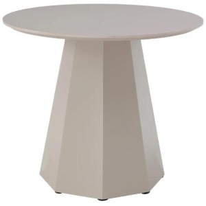Raimon Furniture Sefina Modern Round Wooden Kitchen Dining Table 90cm Putty