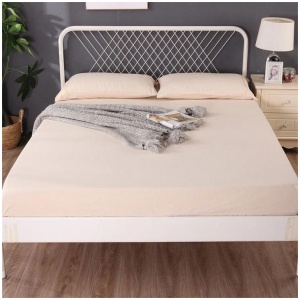 Ramesses 1000TC Linen Bamboo Fitted Sheet Combo Set Linen Queen