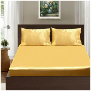 Ramesses Casablanca Satin Fitted Sheet Combo Set Gold King