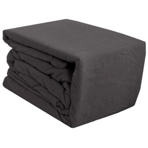 Ramesses Egyptian Cotton Flannel Sheet Set Charcoal Single