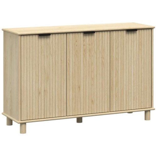 Randy Swedish Buffet Unit Sideboard Storage Cabinet 3-Doors Oak