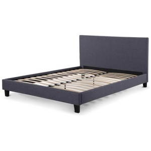 Ravello Collection Bed Frame King Size - Charcoal Grey - King / Charcoal