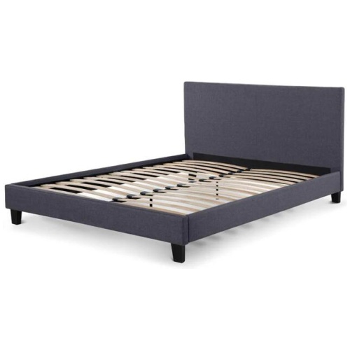 Ravello Collection Bed Frame King Size - Charcoal Grey - King / Charcoal