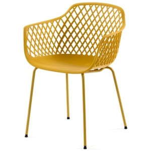 Reese Dining Chair - Yellow by Interior Secrets - AfterPay Available