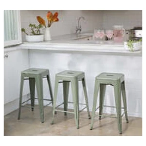 Replica Tolix 2.0 Matte Bar Stool Large Olive