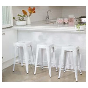 Replica Tolix 2.0 Matte Bar Stool Large White