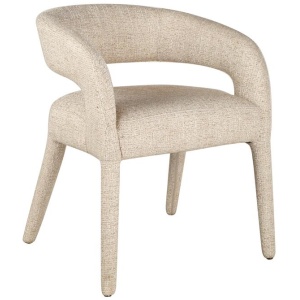 Roni Dining Chair - Pale Beige by Interior Secrets - AfterPay Available