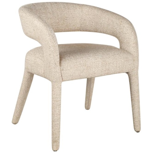 Roni Dining Chair - Pale Beige by Interior Secrets - AfterPay Available
