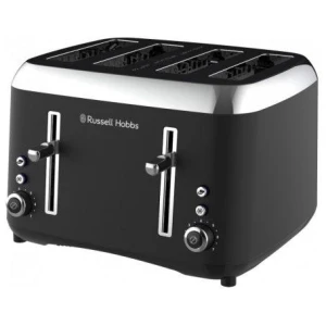 Russell Hobbs Addison 4 Slice Toaster - Matte Black