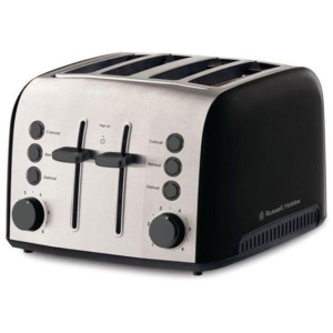 Russell Hobbs Brooklyn 4 Slice Toaster - Black