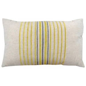 Sadie Embroidered Oblong Filled Cushion 30 x 48 cm