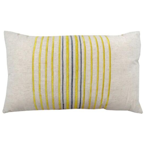 Sadie Embroidered Oblong Filled Cushion 30 x 48 cm