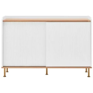 Sao Paulo Buffet Unit Sideboard Storage Cabinet - White - White