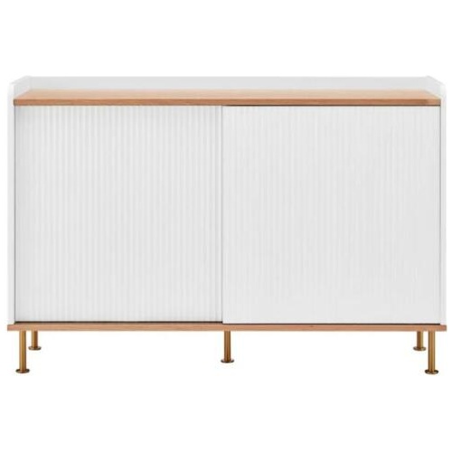 Sao Paulo Buffet Unit Sideboard Storage Cabinet - White - White