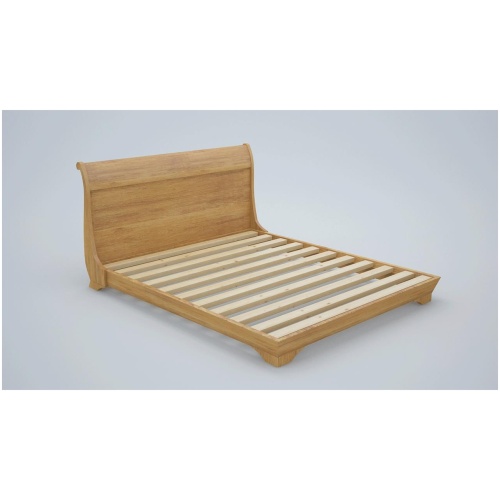 Sara sleigh custom timber bed frame