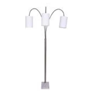 Sarantino 3 Light Floor Lamp White