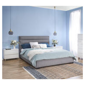 Saville Queen Bed Frame Grey