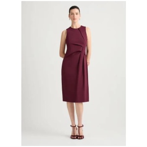 Saylor Sleeveless Ponte Midi Dress