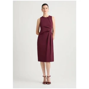 Saylor Sleeveless Ponte Midi Dress