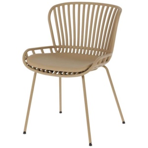 Senona Outdoor Dining Chair - Beige by Interior Secrets - AfterPay Available
