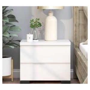 Senora Bedside Table White