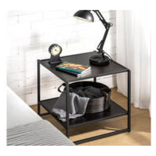 Set Of 2 Asahi Bedside Tables Black