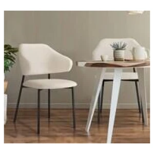 Set Of 2 Katrina Dining Chairs Black