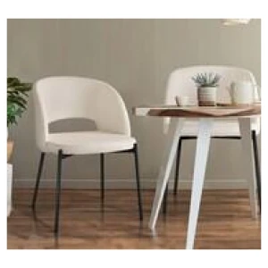 Set Of 2 Pete Dining Chairs Black Black